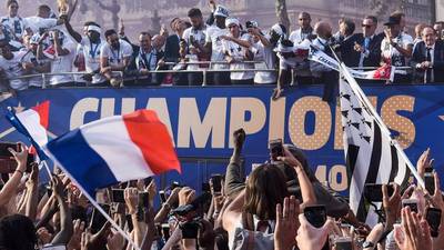 FOTOS. Así ha sido el festejo de los campeones del mundo en París
