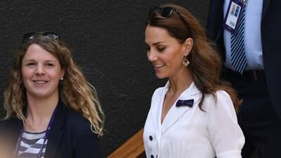 Kate Middleton &#34;rompe las reglas&#34; y es protagonista en Wimbledon