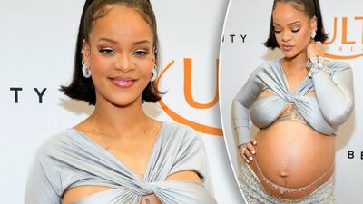 Rihanna íntimamente y sin ropa interior en la recta final de su embarazo