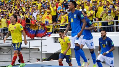Brasil y Colombia se enfrentarán en un duelo clave hacia Catar 2022