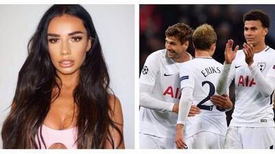 Novia de jugador del Tottenham enciende las redes con sus sensuales fotos