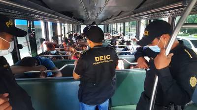 Interceptan a 38 migrantes sin papeles en Guatemala