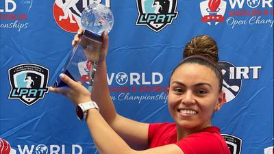 VIDEO. Ana Gabriela Martínez es campeona mundial del circuito profesional de ráquetbol