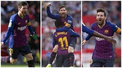 ¡Messi, Messi, Messi... y triunfo para el Barcelona!