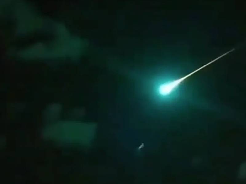 VIDEOS. Así se vio el meteorito que cayó en México