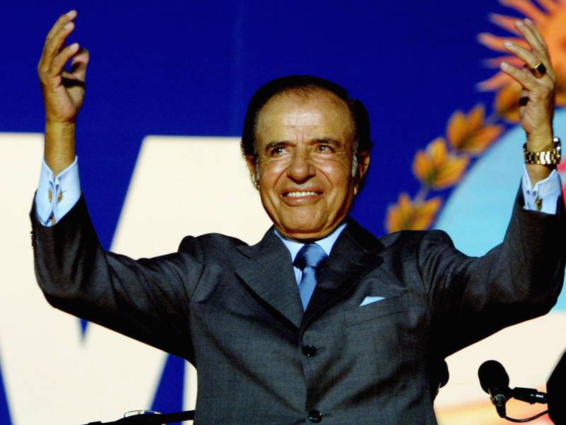 Muere a los 90 años Carlos Menem, expresidente argentino