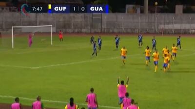 VIDEO. Así fueron los goles de Guayana Francesa a la Selección de Guatemala