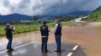 Fiscalía contra la Corrupción documenta nuevas inundaciones en Libramiento de Chimaltenango