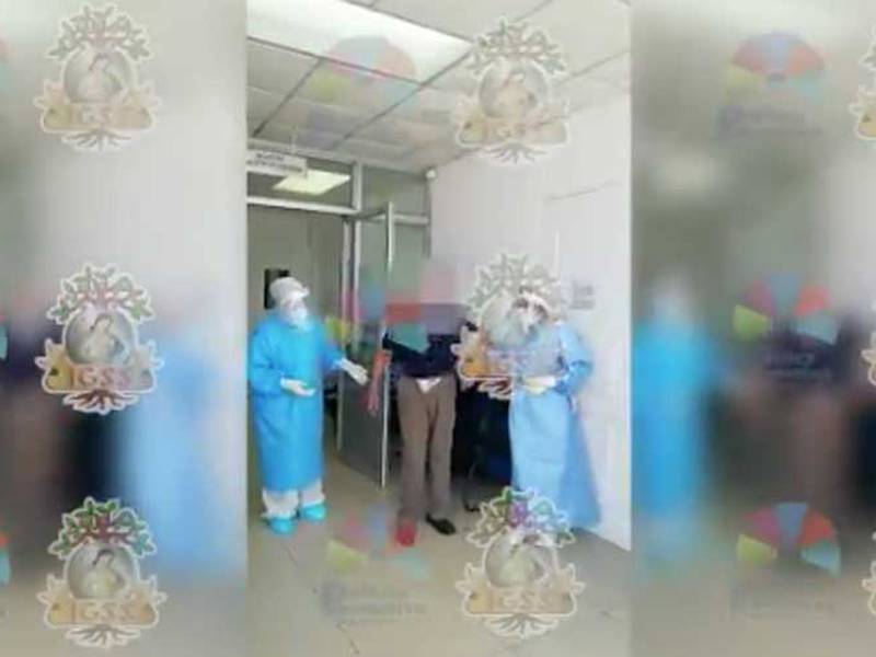 VIDEO. Paciente de 91 años vence el Covid-19; estuvo 16 días en el intensivo