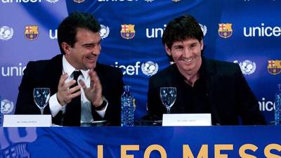 Laporta revela cuál sería la fórmula para que Messi permanezca en el Barcelona