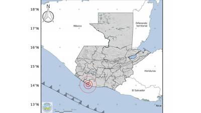 Temblor de 5.1 tuvo epicentro en Escuintla
