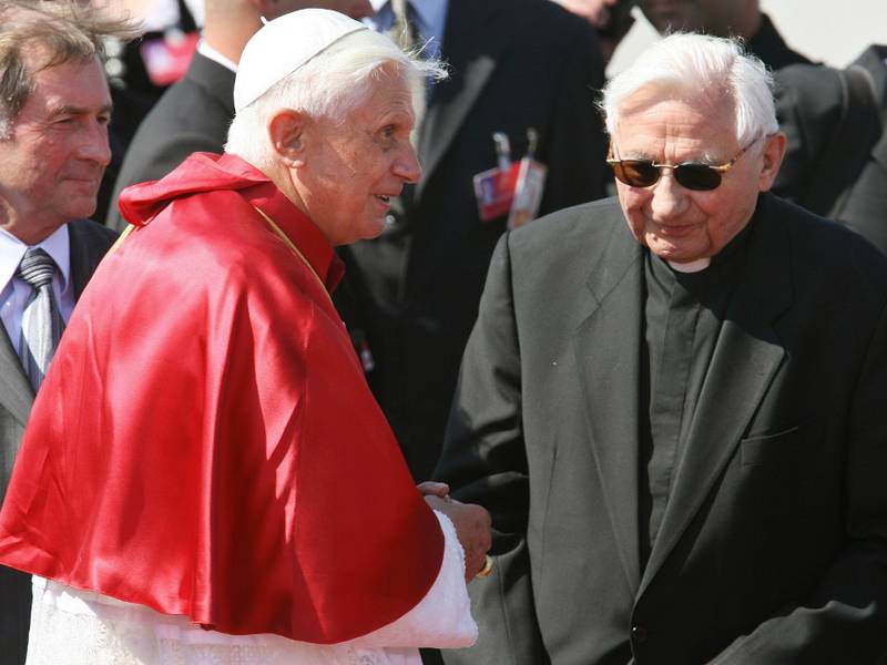 Murió Georg Ratzinger, el hermano del papa emérito Benedicto XVI