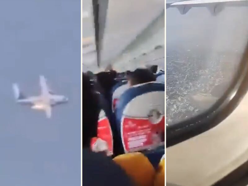 FUERTE VIDEO: Pasajero grabó, desde el avión, el momento exacto del accidente aéreo en Nepal