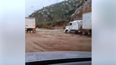 Lluvia provoca nueva inundación en el Libramiento de Chimaltenango