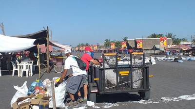 Recolectan 21 toneladas de basura en Puerto San José durante Semana Santa