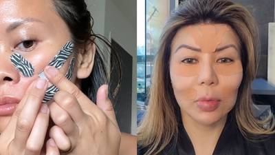 ‘Face taping’, la técnica viral en TikTok para disminuir las arrugas