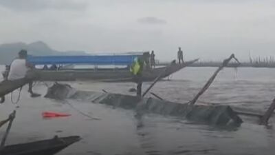 Volcadura de barco en Filipinas: 23 muertos y 6 desaparecidos por fuertes vientos