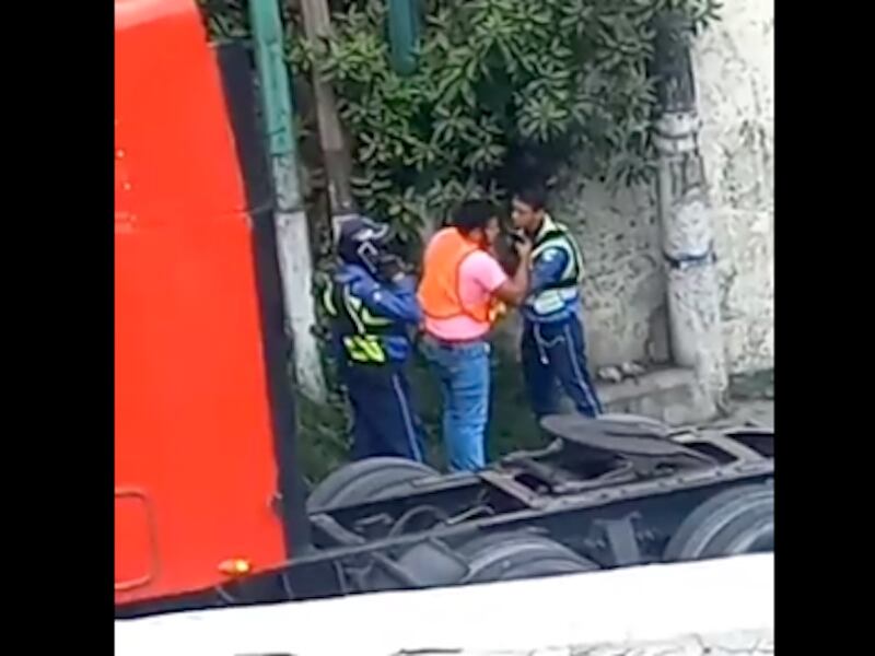 VIDEO. En 24 horas, dos agentes de la PMT de Villa Nueva han sido agredidos
