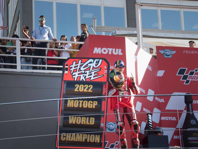 Francesco Bagnaia buscará repetir el título del Mundial de MotoGP
