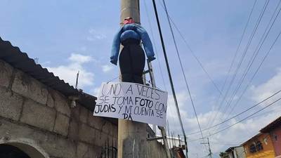 Los mensajes de Judas en la Antigua Guatemala: “lástima que ahora ni se arrepienten, ni se ahorcan”