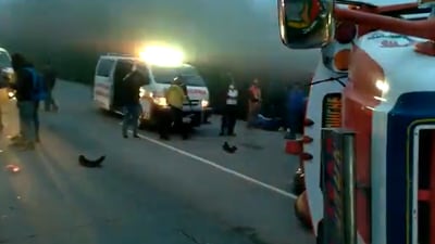 Accidente de bus extraurbano deja 11 heridos en Sololá