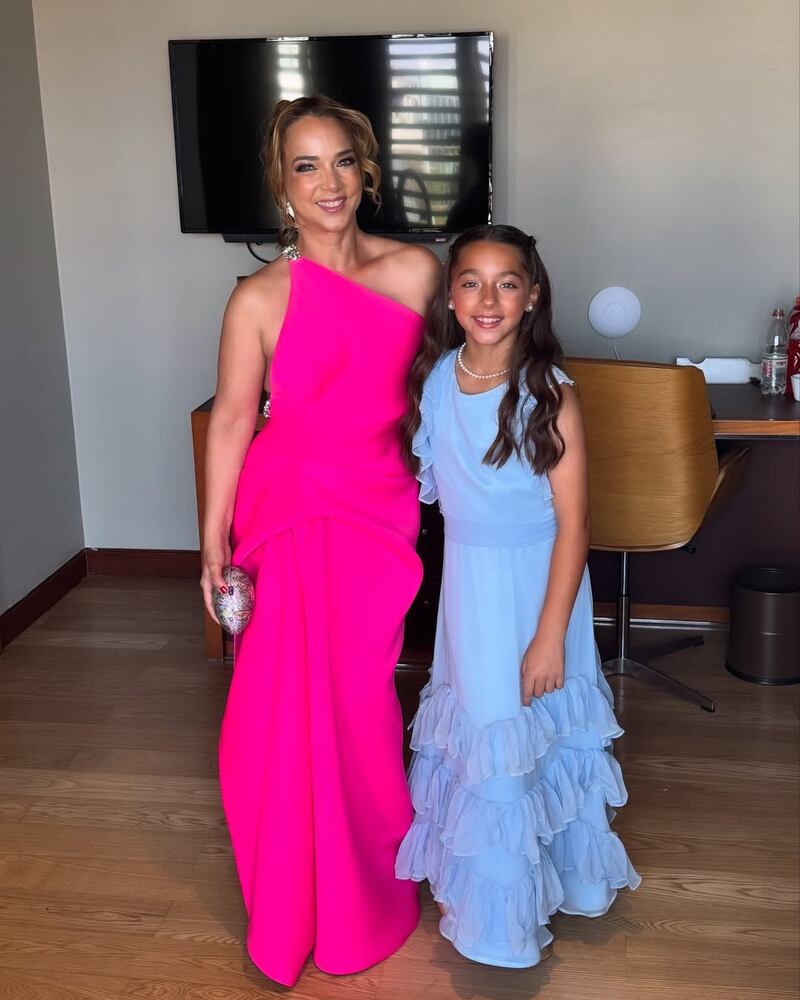 Adamari López y su hija Alaïa