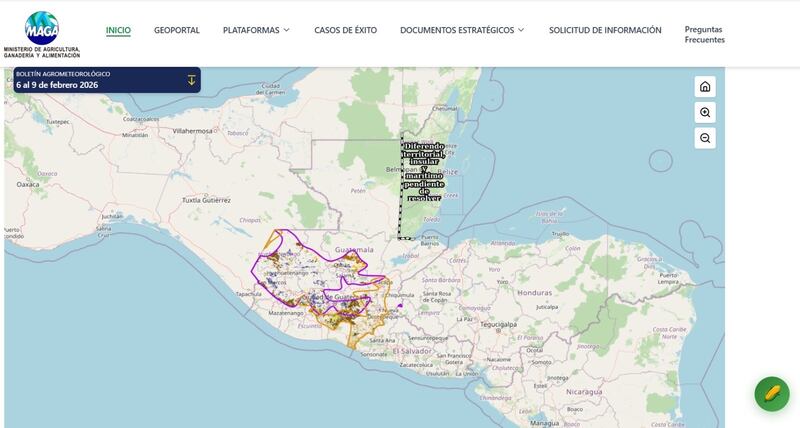 Bajas temperaturas. Foto: MAGA