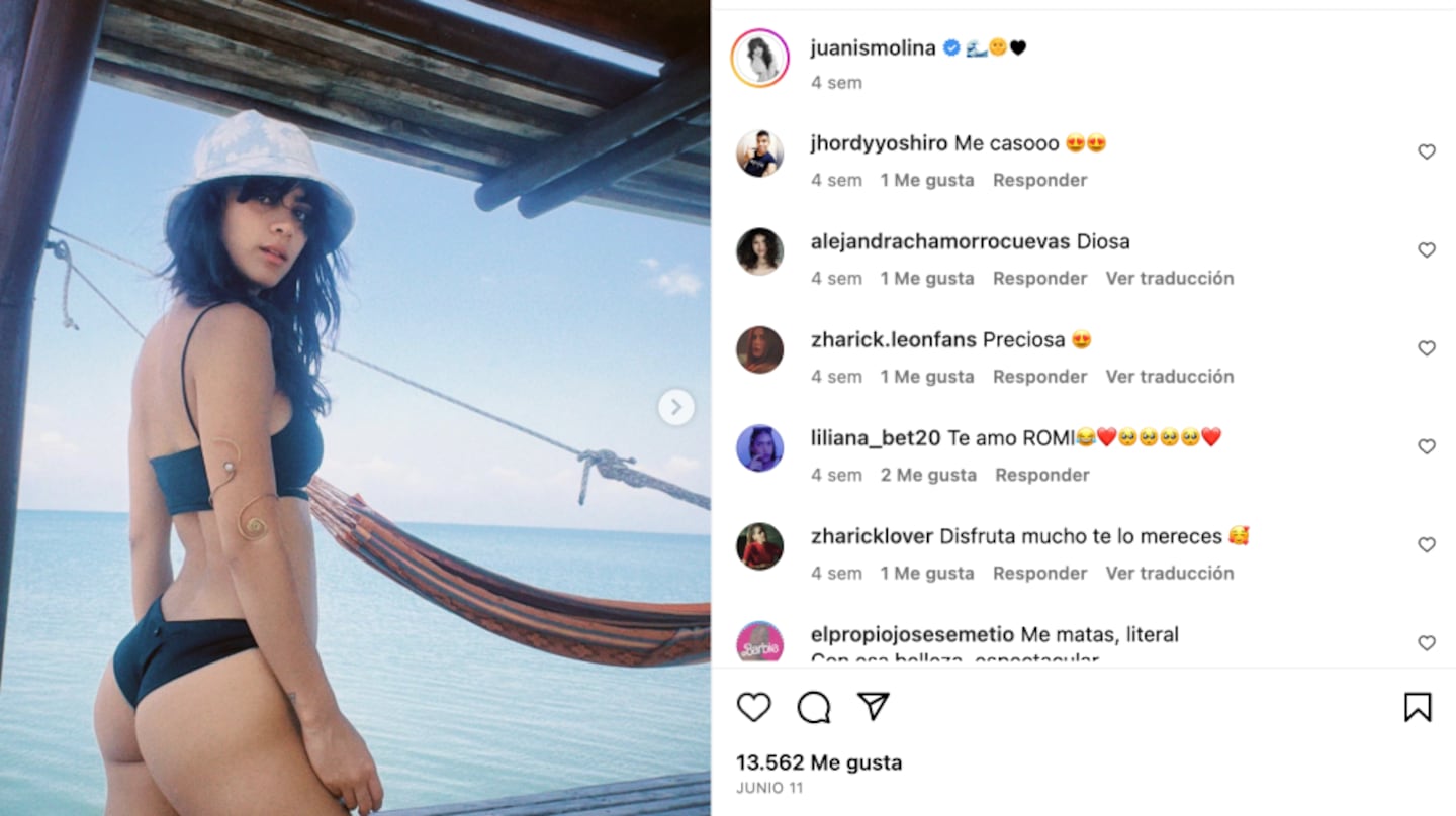 Las fotos más hot de Juanita Molina, quien le dará vida a la hija de ...