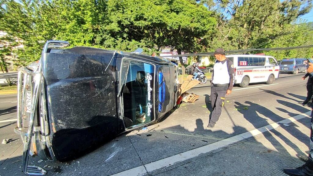 Accidente en ruta Interamericana.