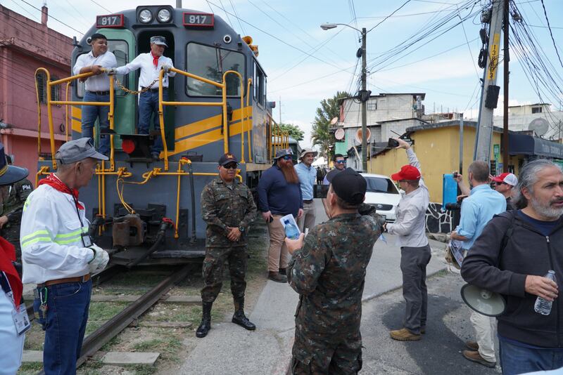 la red ferroviaria en Guatemala