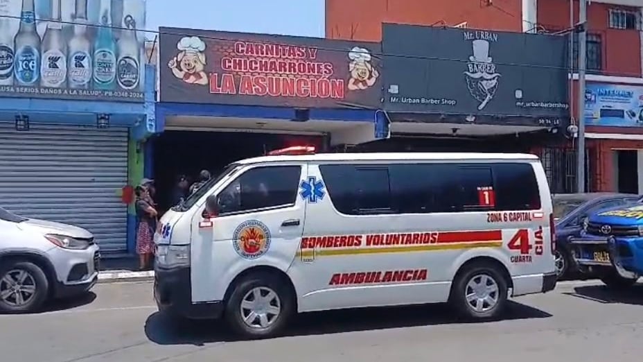La persona fue evaluada por paramédicos de Bomberos Voluntarios. Foto: RRSS