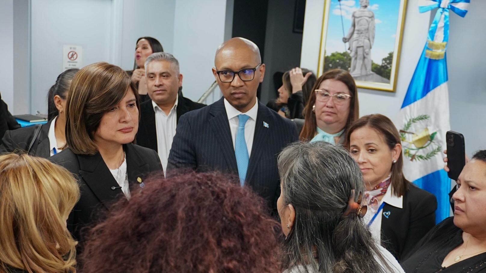 La vicepresidenta conversa con líderes en Nueva York.