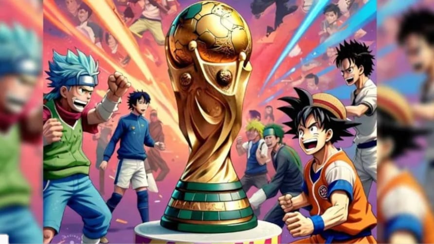 La inteligencia artificial simuló un Mundial con 32 series de animé.