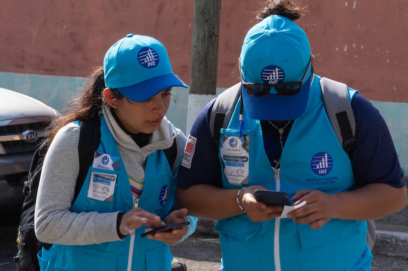 Personal del INE ha tenido dificultades en la visita de los hogares.
