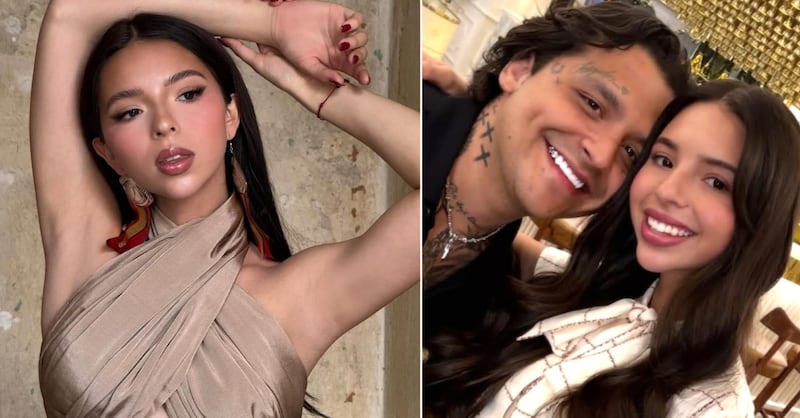 Usuarios aseguran que Ángela Aguilar es el karma de Christian Nodal.