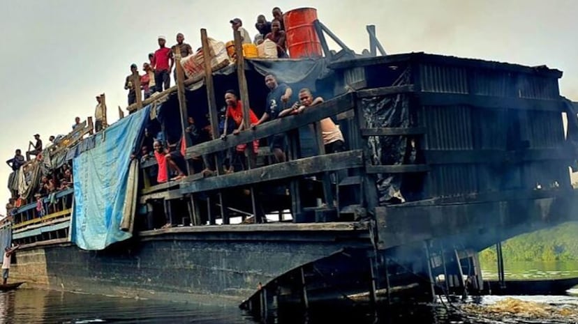 Se reportan más de 140 fallecidos en una embarcación en el Congo