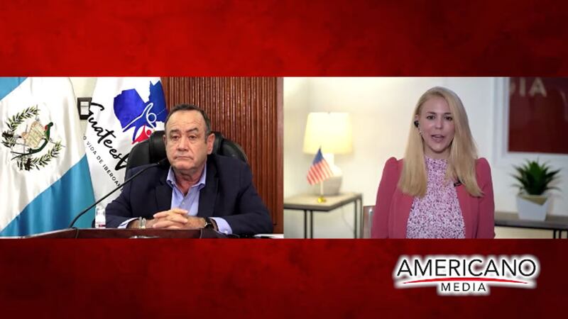 Giammattei: "EE.UU. tiene que entender que somos el único aliado que le queda en la región"