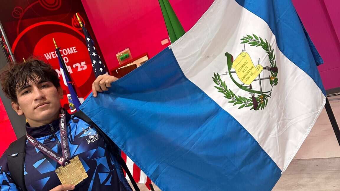 John Sáenz Corea, se coronó campeón panamericano en la división de 82 kg y obtuvo el oro tras un duelo con el peruano Maycki Flores. Foto: CDAG.