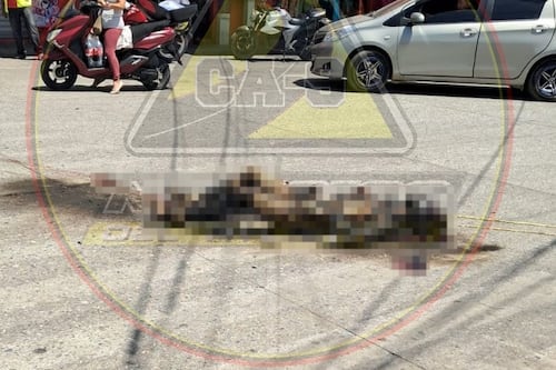 VIDEO. Así quedo un presunto extorsionista tras ser quemado en San José del Golfo