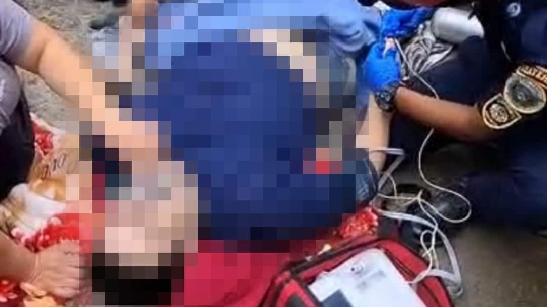 Los paramédicos no informaron la causa de muerte del turista. Foto: Bomberos Departamentales.