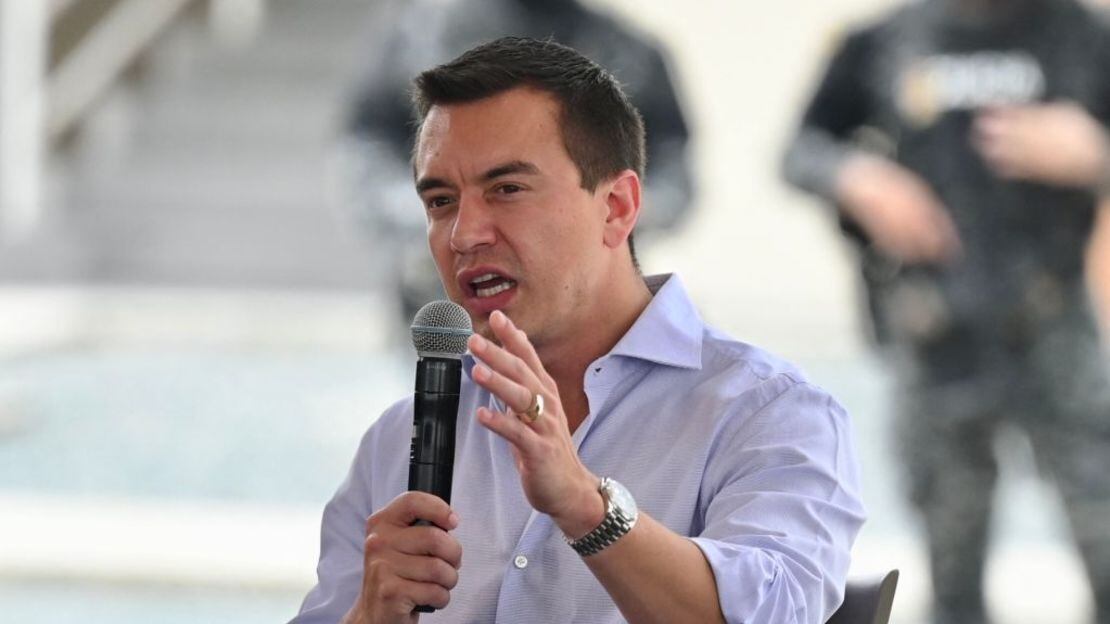 Daniel Noboa lamenta la reacción de su contrincante Luisa Gonzáles