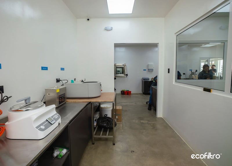 Ecofiltro inaugura su nuevo laboratorio de clase mundial. Foto: Cortesía
