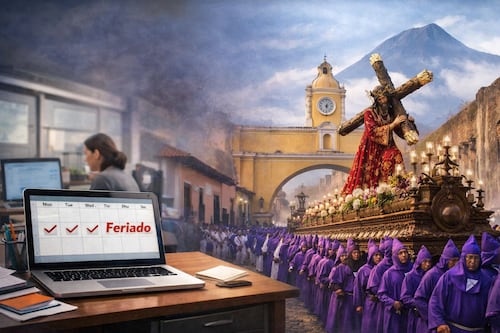 ¿Hasta cuándo se trabaja en Semana Santa en Guatemala?