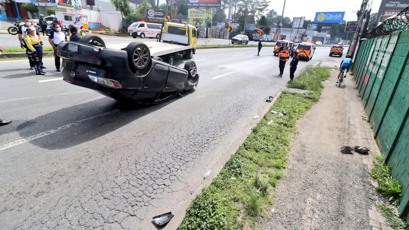Guatemala y El Progreso son los departamentos con más accidentes de tránsito