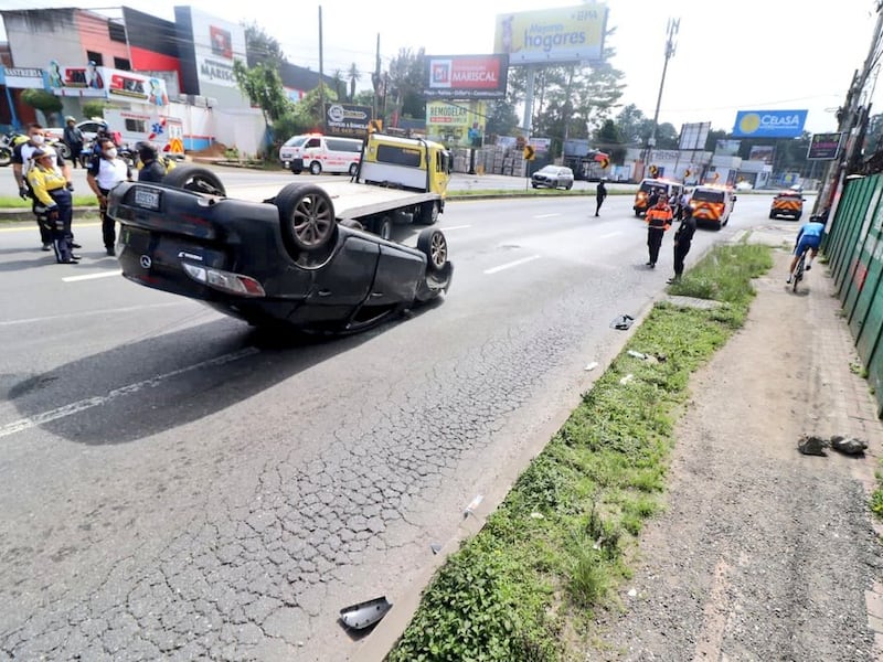 Guatemala y El Progreso son los departamentos con más accidentes de tránsito
