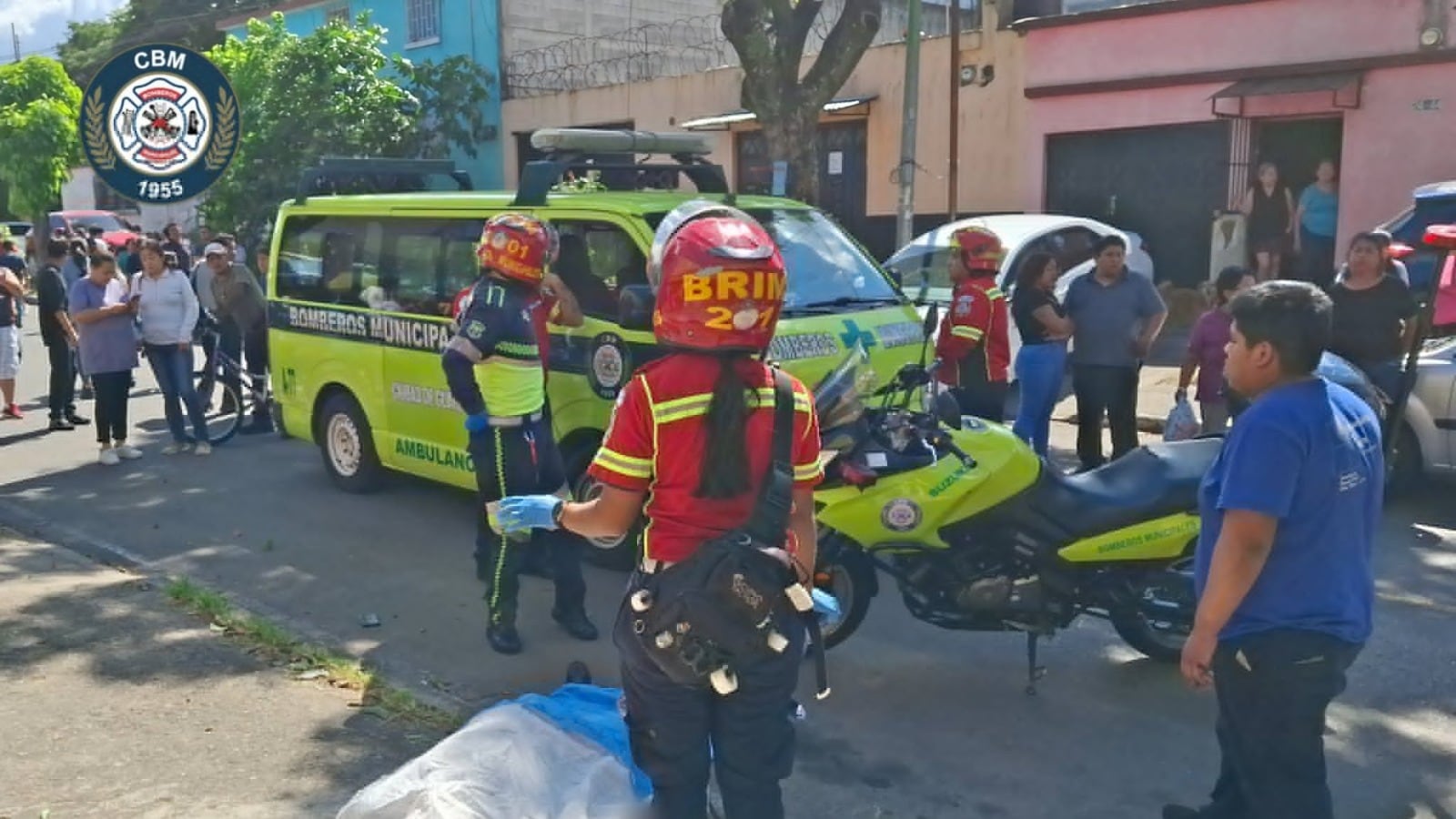 La víctima tenía heridas causadas por arma de fuego en el cráneo. Foto: CBM