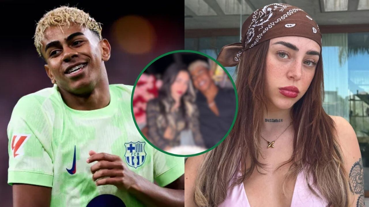 Lamine Yamal y Nicky Nicole