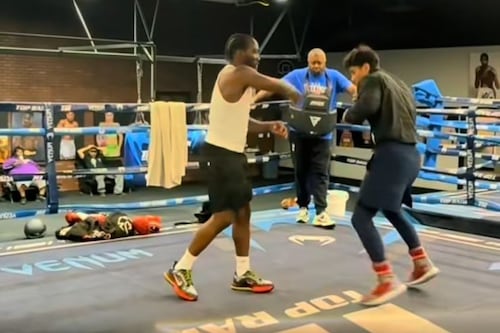 Terence Crawford se suma al entrenamiento de Lester Martínez rumbo al combate