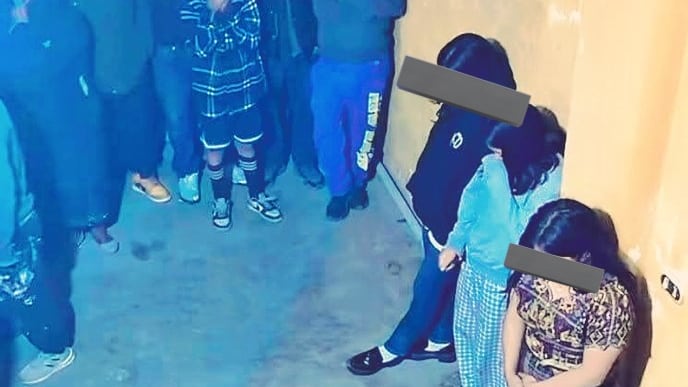 Por este caso, tres mujeres fueron detenidas. Foto: RRSS