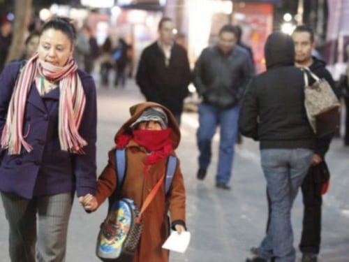 Más frío y viento marcarán el clima este lunes 9 de febrero